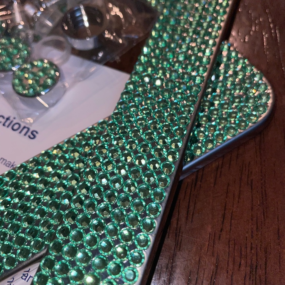 Bedazzled license plate frame